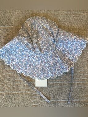 NWT Olivier London Blue Liberty Girls Sun Hat XL (6-10 years)